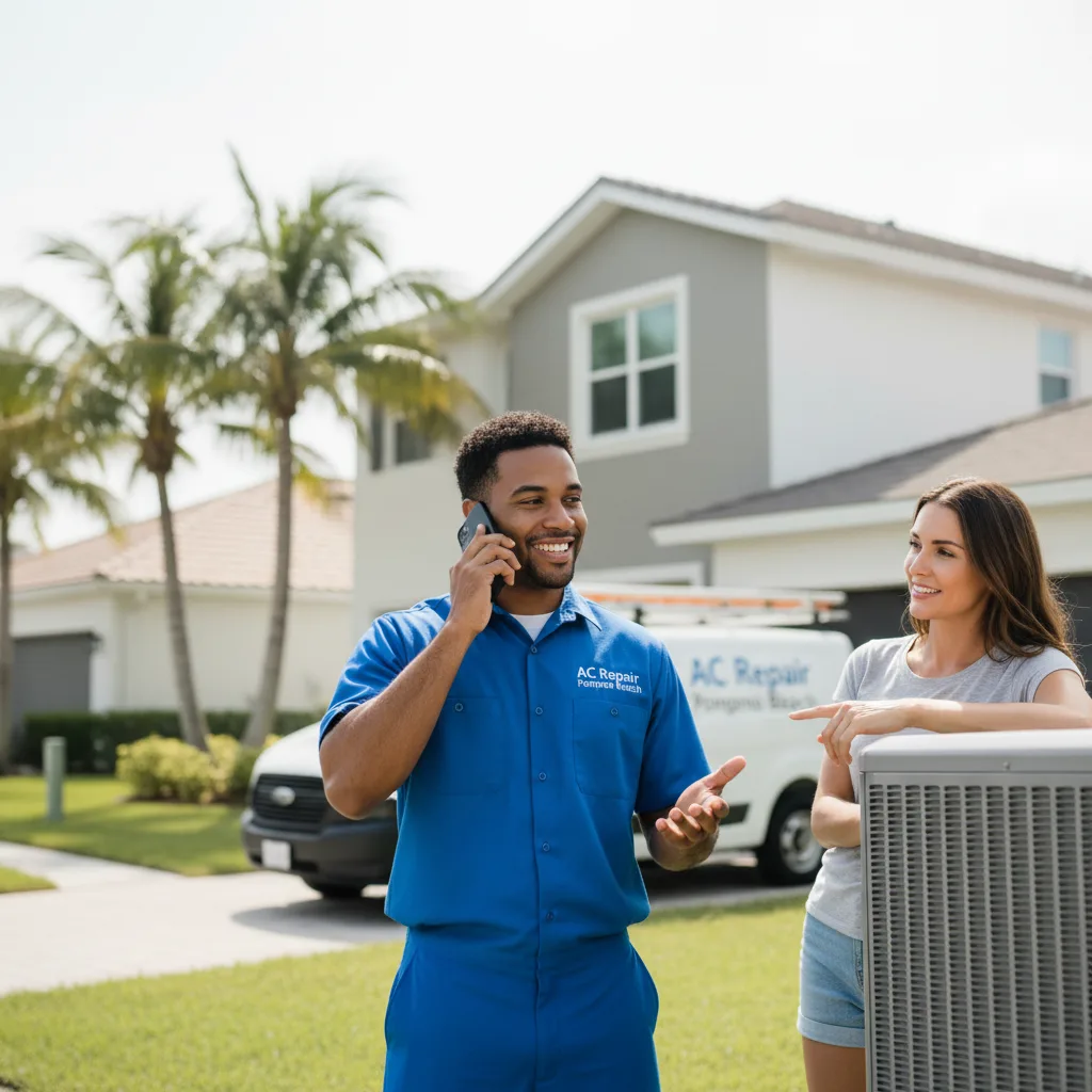 AC Repair Pompano Beach customer support in Huntington Station